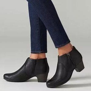 Clarks Ebony Ankle Booties